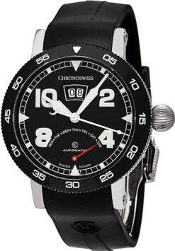 Chronoswiss TimeMaster Time Master Retrograde DayMen's Watch Model CH-8143B-BK