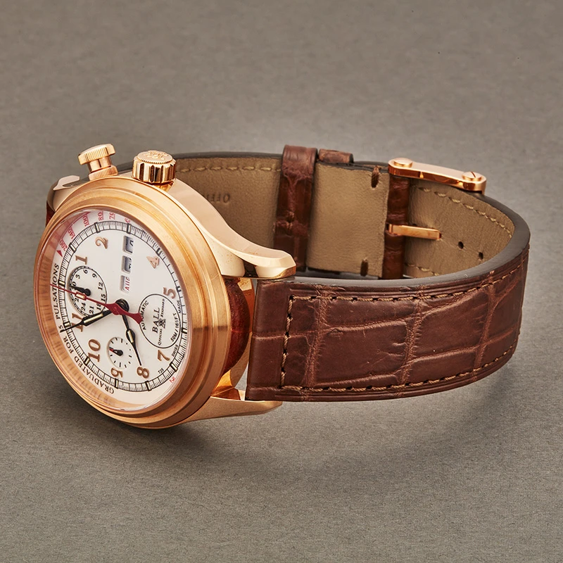 Ball Trainmaster Pulsemeter Chronograph Men's Watch Model CM1032D-PGL1JWH - Image 2