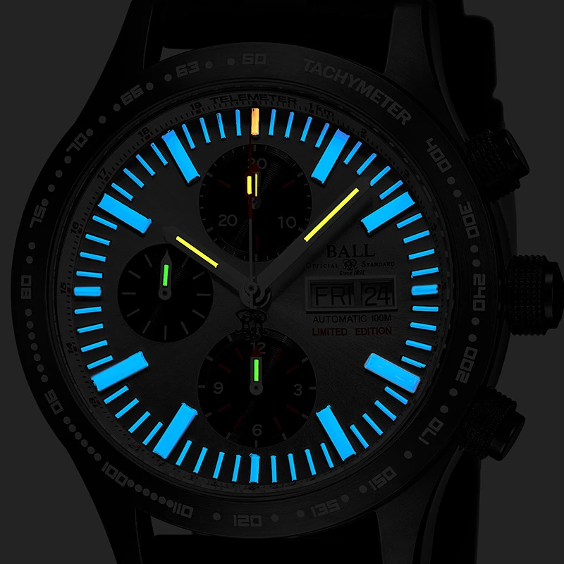 Ball Fireman--STORE DISPLAY-- Storm Chaser Men's Watch Model CM2192C-P2-SL - Image 3