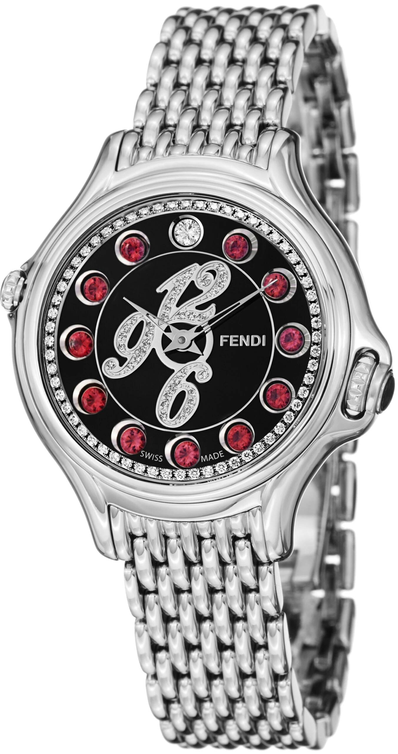 Fendi Crazy Carats Ladies Watch Model F105021000D3T05 - Image 3