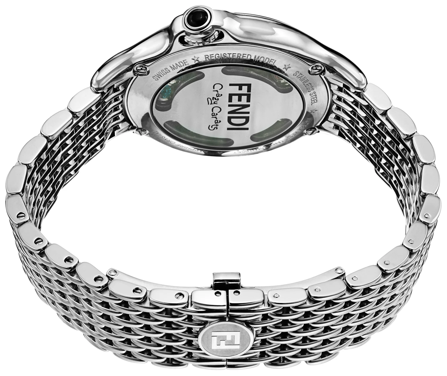 Fendi Crazy Carats Ladies Watch Model F105036000D3T05 - Image 4