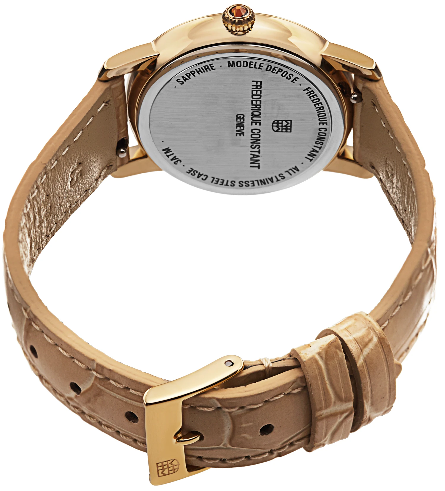 Frederique Constant Slimline Moonphase Ladies Watch Model FC-206MPWD1S5 - Image 2