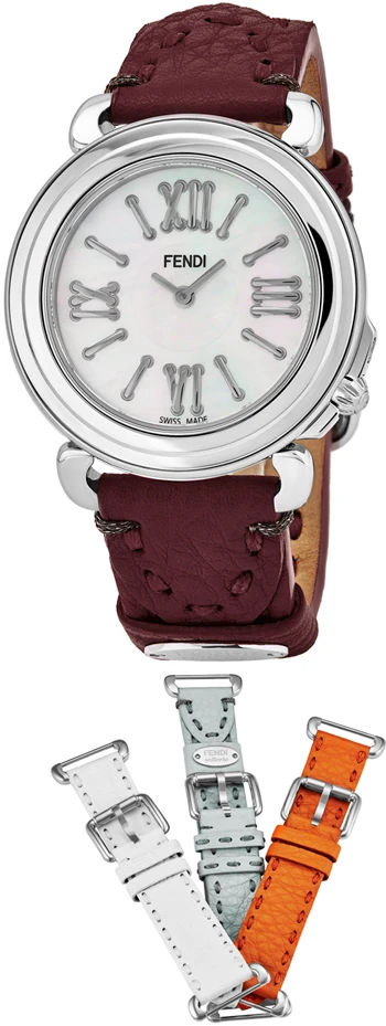 Fendi Selleria 3 Additional Straps Set With Ladies Watch Model F8010345H0-SET6