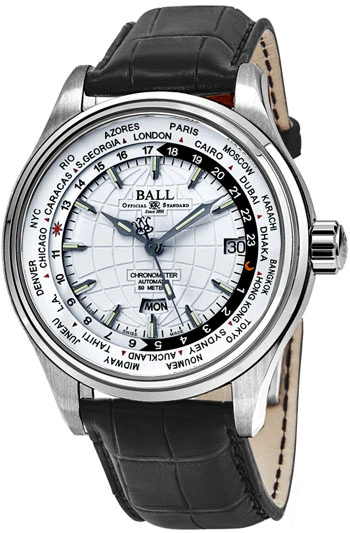 Ball Trainmaster Worldtime Men's Watch Model GM2020D-LCJ-WH