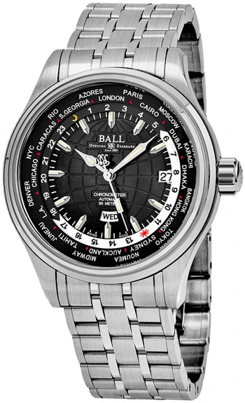 Ball Trainmaster Worldtime Men's Watch Model GM2020D-SCJ-BK