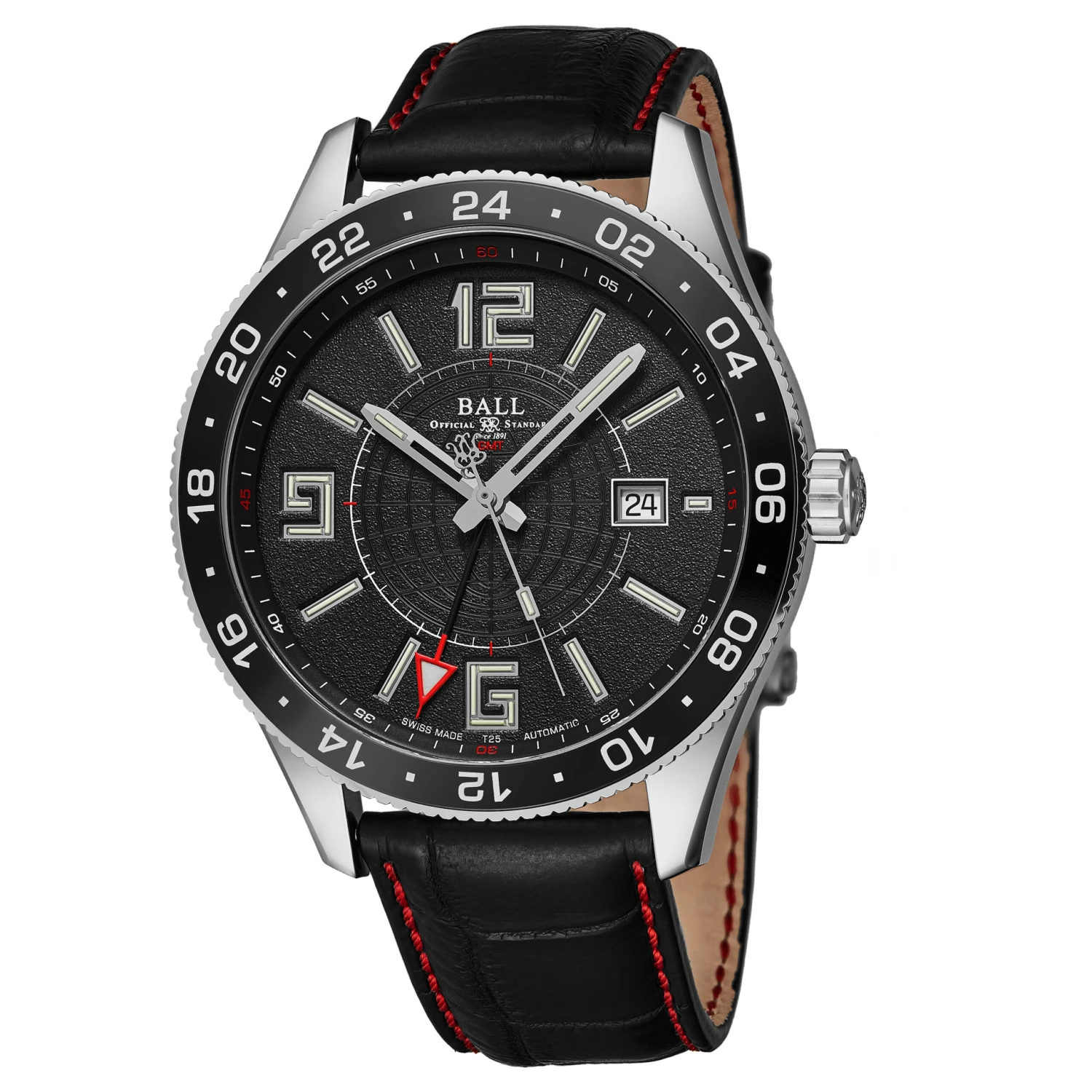 Ball Engineer Master II GMT Men's Watch Model GM3090C-LLAJ-BK