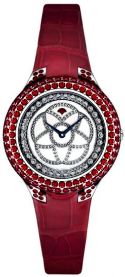 Graff Halo Rubies Ladies Watch Model GH36BGRMPW