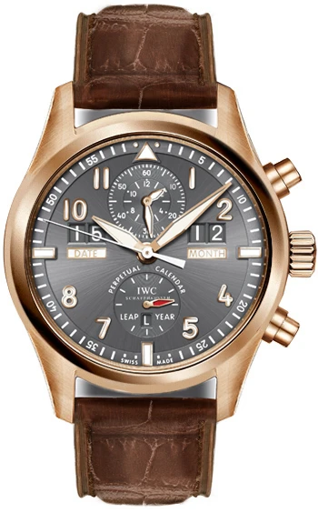 IWC Pilot Spitfire Chronograph Perpetual Calendar Men's Watch Model IW379105