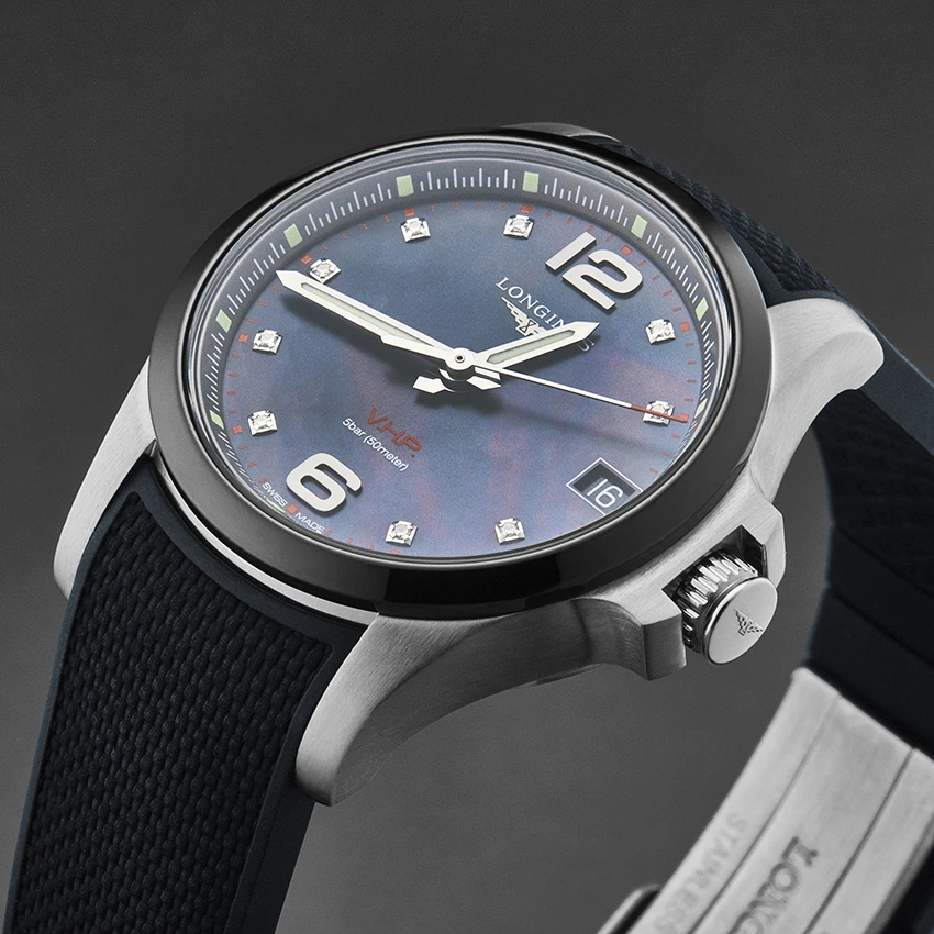 Longines Conquest V.H.P. Ladies Watch Model L33194889 - Image 4