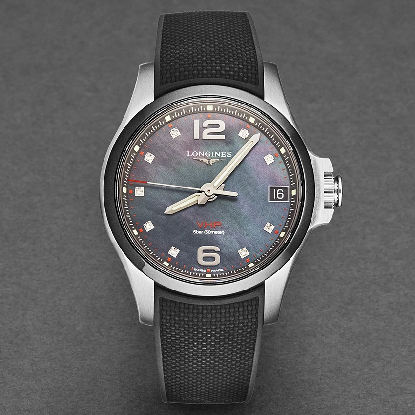 Longines Conquest V.H.P. Ladies Watch Model L33194889 - Image 2