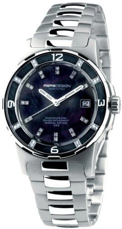 Momo Design Pilot Ladies Watch Model MD093-E01BK-MB