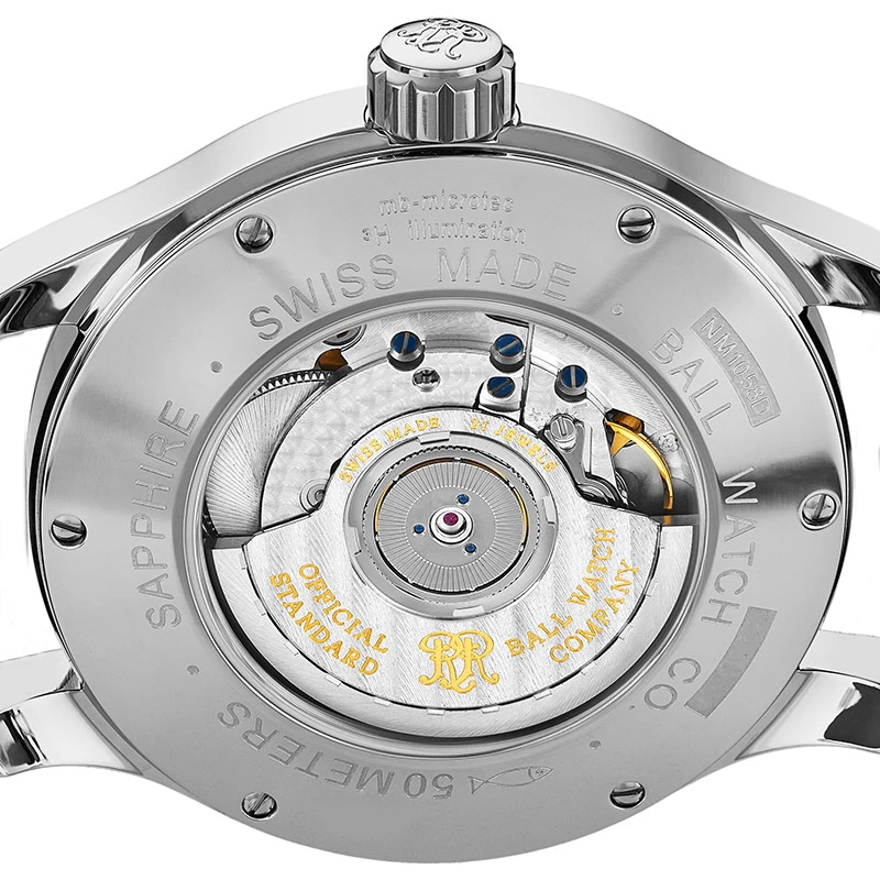 Ball Trainmaster Cleveland Express Men's Watch Model NM1058D-SCJ-SL - Image 3