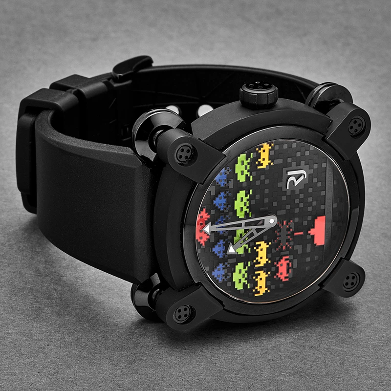 Romain Jerome Moon Invader Colored Space Invaders Men's Watch Model RJMAUIN.021.01 - Image 2